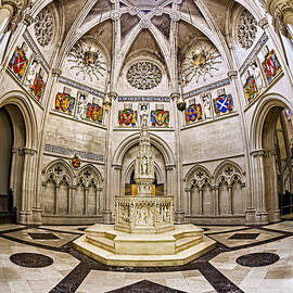 Baptistry At Saint John The Divine Cathedral by Susan Candelario