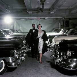 Barbara Mullen With Cars by John Rawlings