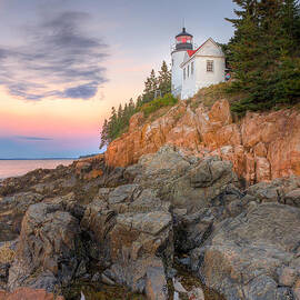 Bass Harbor Head Light V by Clarence Holmes