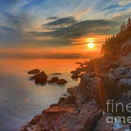Bass Harbor Sunset by Adam Jewell