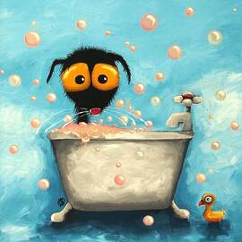 Bathtime Bubbles by Lucia Stewart