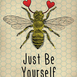 Be Yourself Cute Quotation by Flo Karp