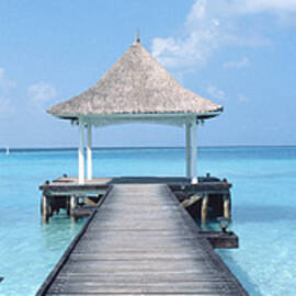 Beach & Pier The Maldives by Panoramic Images