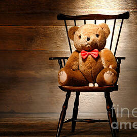Bear in a Chair by Olivier Le Queinec