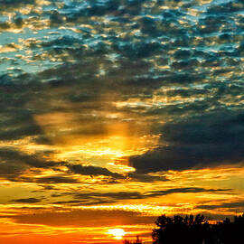 Beautiful Gulf of Mexico Sunset by Louis Dallara
