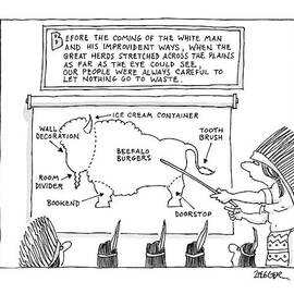 Before The Coming Of The White Man by Jack Ziegler