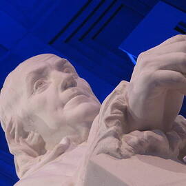 Ben Franklin in Blue I by Richard Reeve