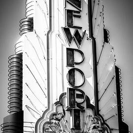 Big Newport Edwards Theater Marquee in Newport Beach by Paul Velgos