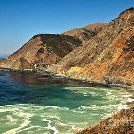 Big sur Ocean Swirls by Adam Jewell