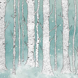 Birch Forest by Randoms Print