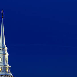 Blue Hour Steeple by Jeff Sinon