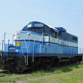 Blue Loco by Richard Reeve