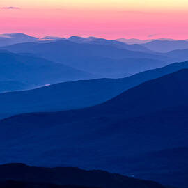 Blue Mountain Layers  by Jeff Sinon