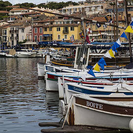 South of France Harbor by Georgia Clare