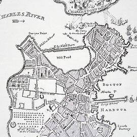 Boston and Bunker Hill 1781 by American School