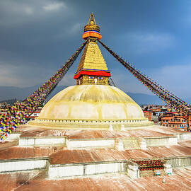 Boudhanath Stupa, Kathmandu, Nepal by Feng Wei Photography