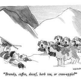 Brandy, Coffee, Decaf, Herb Tea, Or Cran-apple? by James Stevenson