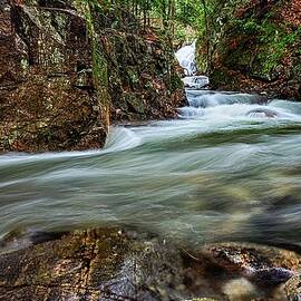 Bridal Veil Falls Castle In The Clouds Moultonborough NH by Jeff Sinon