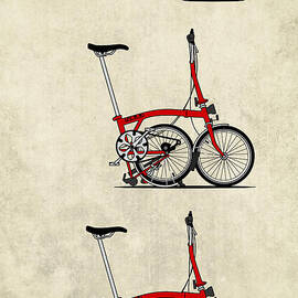 Brompton Bicycle by Andy Scullion