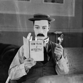 Buster Keaton in Sherlock Jr by Georgia Clare