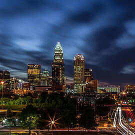 Busy Charlotte Night by Chris Austin