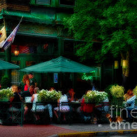 Cafe Alfresco by Susan Candelario
