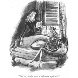 Can They Really Make A Yale Man A Private? by Barbara Shermund