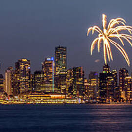 Canada Day Fireworks, Vancouver 2013 by Pierre Leclerc Photography