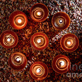 Candles Spiritual Circle by Olivier Le Queinec