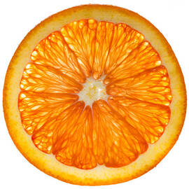 Cara Cara Orange Slice by Steve Gadomski