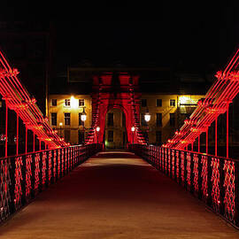Carlton place suspension footbridge by Grant Glendinning