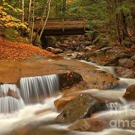 Cascades Below Flume Gorge by Adam Jewell
