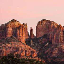 Cathedral Rock Sunset by Mary Jo Allen