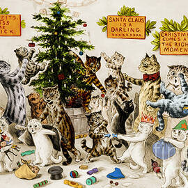 Kitten In A Tree #4 by Jean-Louis Klein & Marie-Luce Hubert