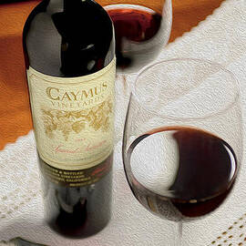 Caymus on Linen Painting by Jon Neidert