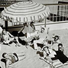 Celebrities On A Beach by Edward Steichen