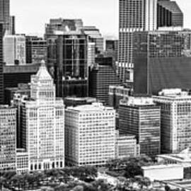 Chicago Skyline Aerial Panorama Photo by Paul Velgos