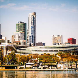 Chicago Skyline with Soldier Field by Paul Velgos