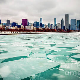 Chicago Winter Skyline by Paul Velgos
