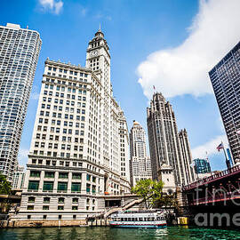 Chicago Wrigley Tribune Equitable Buildings Picture by Paul Velgos