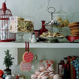 Christmas Cookies And Ornaments by Romulo Yanes