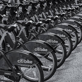 Citi Bikes BW by Susan Candelario