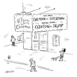 Clinton Vs Trump by David Sipress