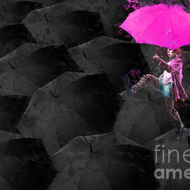 Clowning on Umbrellas 03 - 02a12 by Variance Collections
