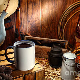 Coffee Break at the Chuck Wagon by Olivier Le Queinec