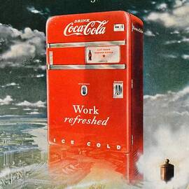 Coke - Coca Cola Vintage Advert by Georgia Clare