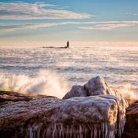 Cold Morning Lighthouse by Jeff Sinon
