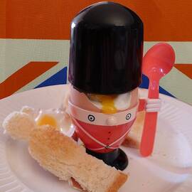 Coldstream Guard Egg Soldier by Richard Reeve