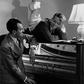 Cole Porter And Moss Hart At A Piano by Lusha Nelson