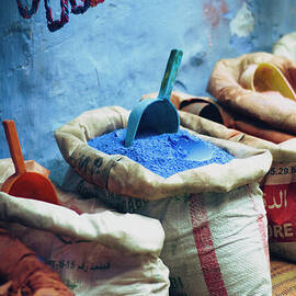 Colored Powders For Textile Dyes On by Valeria Schettino